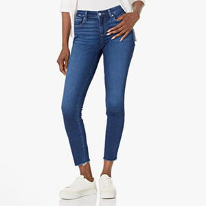 Paige Verdugo Ankle Denim Jeans Size 28 Raw Hem
